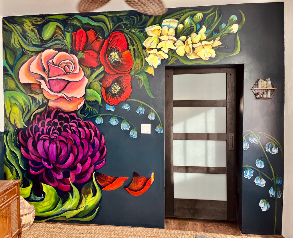 Flowers That Blossom Day and Night: A Mural Journey of Color and Play